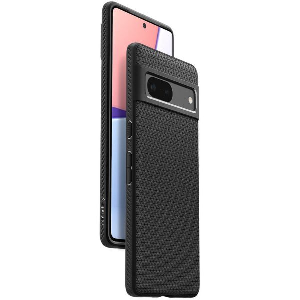 Spigen Liquid Air Backcover Google Pixel 7 - Zwart