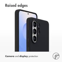 Accezz Liquid Silicone Back Cover with MagSafe Samsung Galaxy S26 Ultra - Black