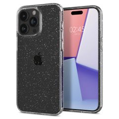 Spigen Liquid Crystal Glitter Backcover iPhone 15 Pro - Crystal Quartz