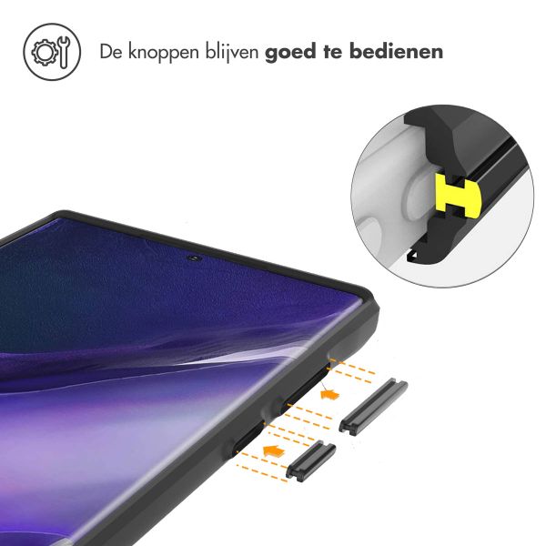 imoshion Rugged Hybrid Case Samsung Galaxy S23 Ultra - Zwart