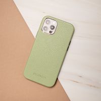 Selencia Gaia Slang Backcover iPhone 11 - Groen