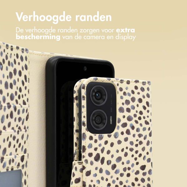 imoshion Design Bookcase Motorola Moto G24 Power - Black And White Dots