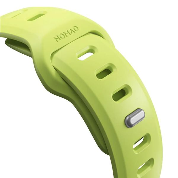 Nomad Tempo siliconen band Apple Watch Series 1 - 11 / SE / Ultra (44/45/46/49 mm) - Lime