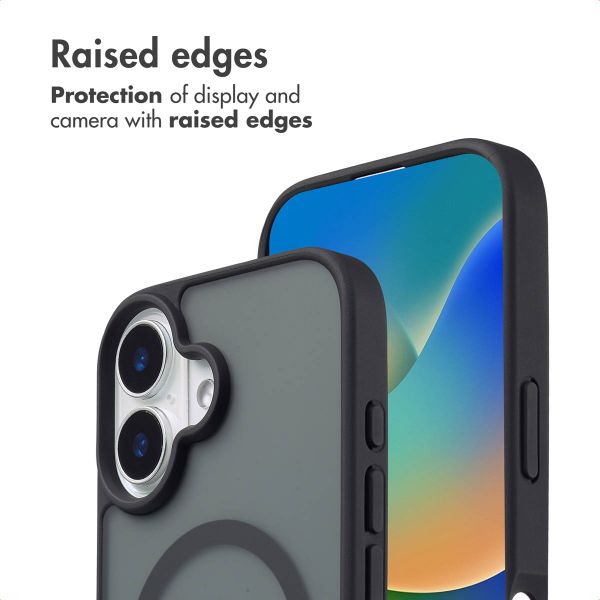 imoshion Colour Guard Back Cover with MagSafe Apple iPhone 16 - Black