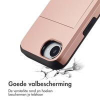 imoshion Backcover met pasjeshouder iPhone 16e - Rosé Goud