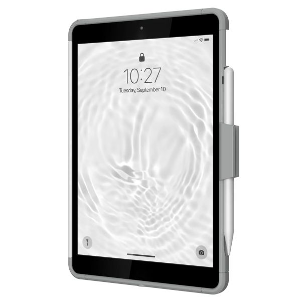 UAG Scout Healthcare backcover met strap Apple iPad 9 (2021) 10.2 inch / iPad 8 (2020) 10.2 inch / iPad 7 (2019) 10.2 inch - Wit / Grijs
