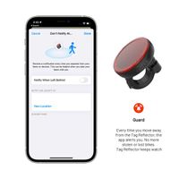 Fixed Tag Reflector - Bluetooth Tracker voor iOS - Zwart