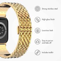 Selencia Steel Dragon Band Apple Watch | 38/40/41/42 mm - Gold