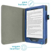 imoshion Vegan Leather Bookcase Kobo Clara HD - Donkerblauw