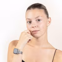 Selencia Slim Steel schakelbandje Apple Watch Series 1 t/m 9 / SE (38/40/41 mm) | Series 10 / 11 (42 mm) - Zilver