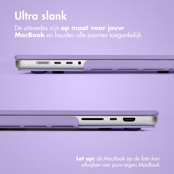imoshion Hard Cover Apple MacBook Air 15 inch (2023 / 2024 M3 chip / 2025 M4 chip) - Lavender Lilac