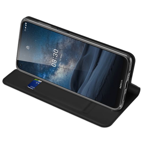 Dux Ducis Slim Softcase Bookcase Nokia 8.3 5G - Zwart