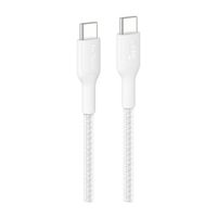 Belkin BoostCharge Pro Braided USB-C naar USB-C kabel - 1 meter - Wit