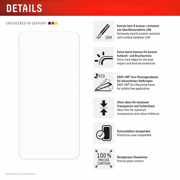 Displex Screenprotector Real Glass Samsung Galaxy S24 Plus / S25 Plus