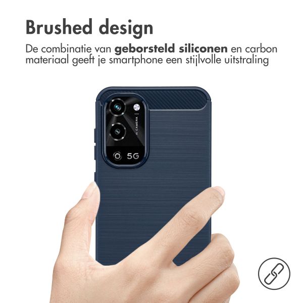 imoshion Brushed Backcover Samsung Galaxy A36 - Donkerblauw