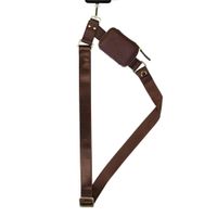 Selencia Telefoonkoord met Klein Tasje - Mocha Brown