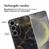 imoshion Design hoesje Samsung Galaxy S25 - Black Marble