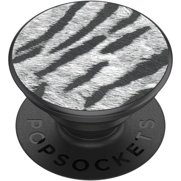 PopSockets PopGrip - Afneembaar - Vegan Leather Zebra