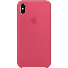 Apple Silicone Backcover iPhone Xs Max - Hibiscus