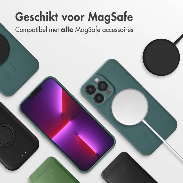 imoshion Color Backcover met MagSafe Apple iPhone 13 Pro - Donkergroen