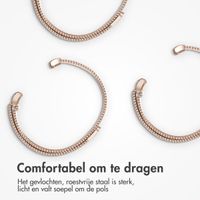 imoshion Milanees magnetisch bandje Samsung Galaxy Watch 8 (40/44mm) / Classic (46mm) - Rosé Goud