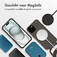 imoshion Color Backcover met afneembaar koord MagSafe Apple iPhone 15 - Black Coffee