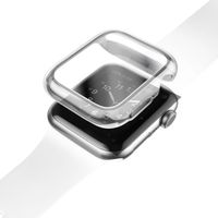 Uniq Garde Hybrid Watch Case met screenprotector Apple Watch 4-6 / SE - 44 mm - Dove (Clear)