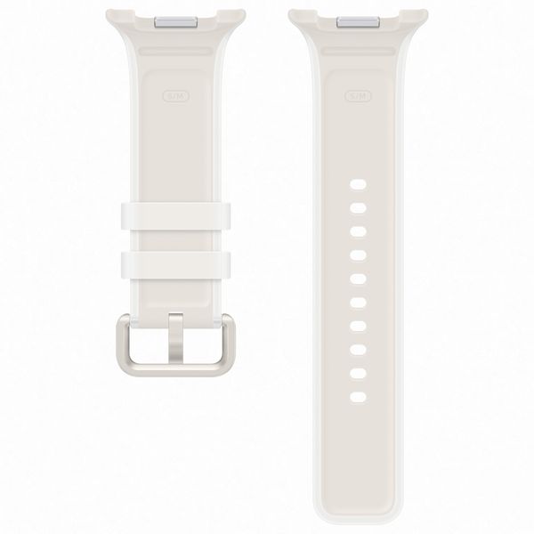 Samsung Originele Misty band Samsung Galaxy Watch 9 (40/44mm) / Watch 8 (40/44mm) / Classic (46mm) - Maat S/M - Cream