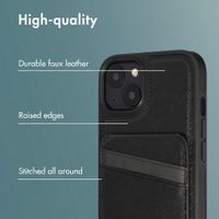 imoshion Back Cover with Card Holder and Stand Apple iPhone 14 - Black