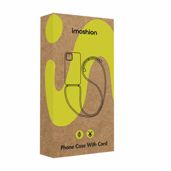 imoshion Color Backcover met afneembaar koord Apple iPhone 12 Pro Max - Zwart