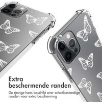 imoshion Design hoesje met koord iPhone 12 (Pro) - Butterfly