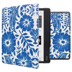 imoshion Design Slim Hard Case Sleepcover Kobo Elipsa 2E - Flower Tile