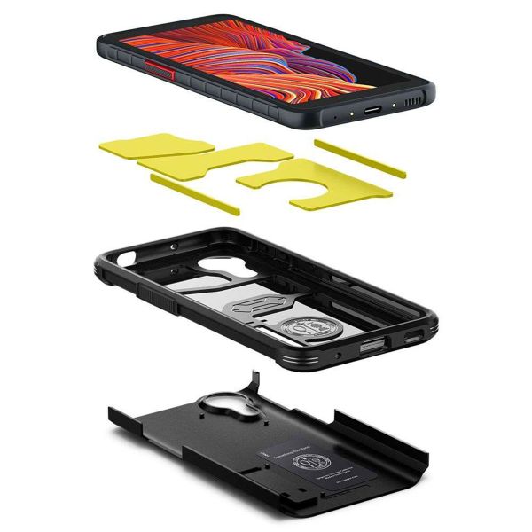 Spigen Tough Armor Backcover Samsung Galaxy Xcover 5 - Zwart