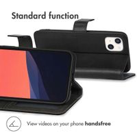 imoshion Luxury Bookcase Apple iPhone 13 Mini - Black