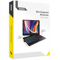 Accezz 360 Slim Keyboard Bookcase QWERTY iPad 10.2 inch (2019/2020/2021) / iPad Pro 10.5 (2017) - Zwart