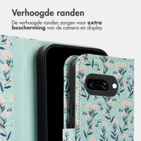 imoshion Design Bookcase Google Pixel 9A - Blue Flowers