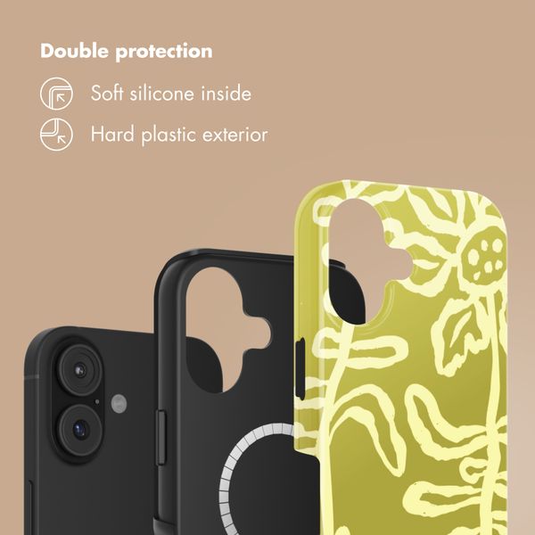 Selencia Vivid Back Cover with MagSafe Apple iPhone 17 - Chalky Bloom