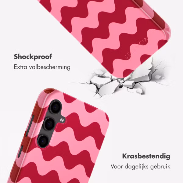 Selencia Vivid Backcover Samsung Galaxy S24 FE - Wave Vibes Lipstick