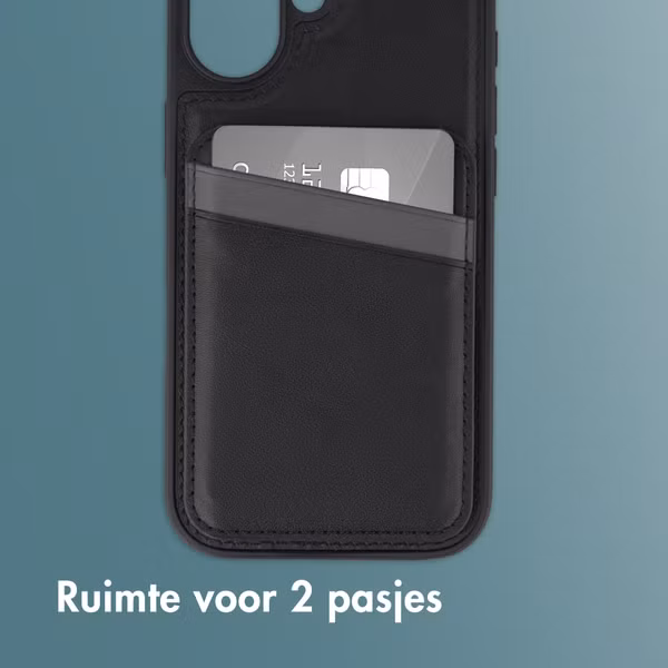 imoshion Backcover met kaarthouder en stand Apple iPhone 17 - Zwart