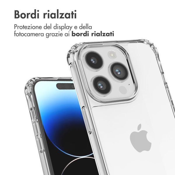 imoshion Backcover met koord + armband Apple iPhone 14 Pro Max - Parels Hartjes