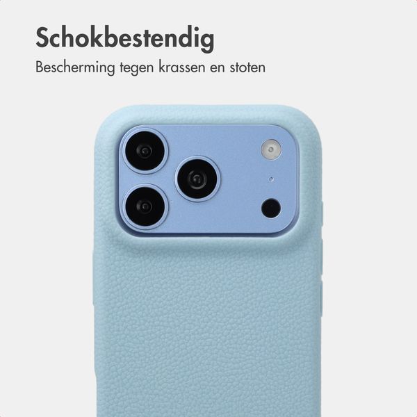 imoshion Texture Backcover Apple iPhone 18 Pro Max / 17 Pro Max - Lichtblauw