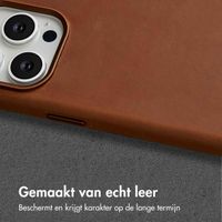 Accezz Vintage Leather Magsafe Backcover Apple iPhone 15 Pro - Tabacco Cognac