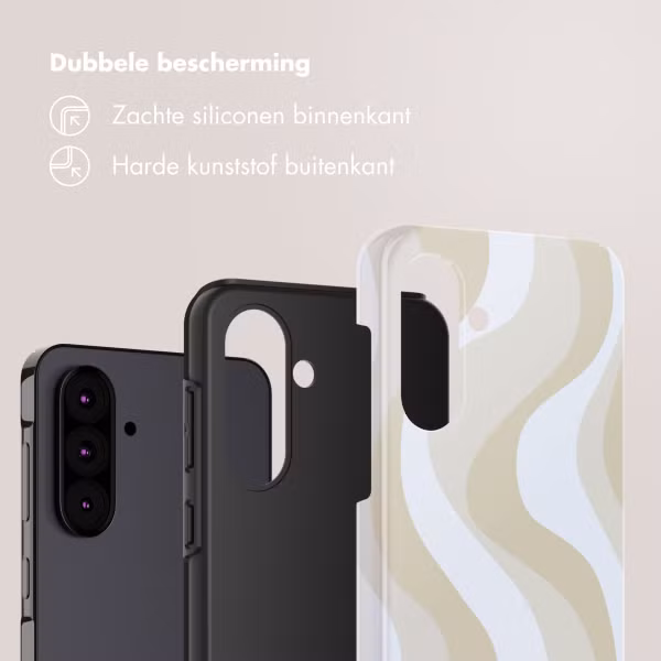 Selencia Vivid Backcover Samsung Galaxy A36 / A56 - Desert Waves Beige