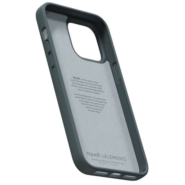 Njorð Collections Fabric Case iPhone 14 Pro Max - Dark Grey