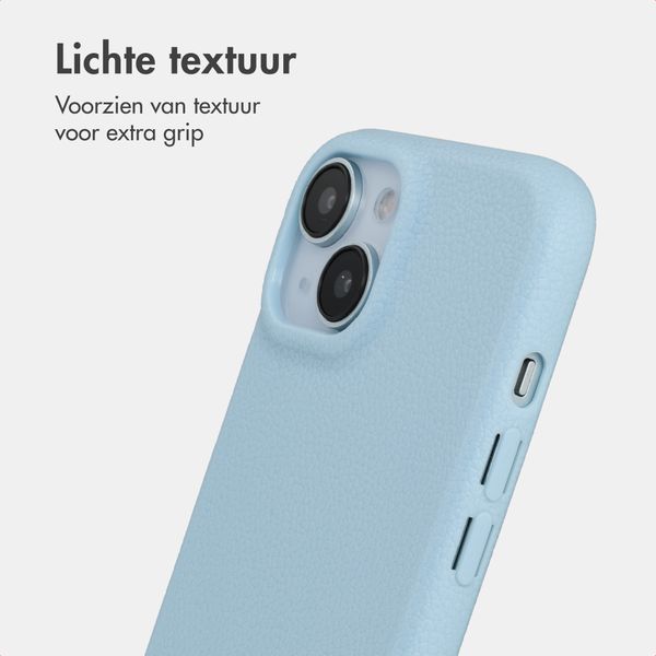 imoshion Texture Backcover Apple iPhone 15 - Lichtblauw