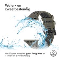 imoshion Siliconen sport bandje gesp Apple Watch Series 1 t/m 9 / SE (38/40/41 mm) | Series 10 / 11 (42 mm) - Groen / Zwart