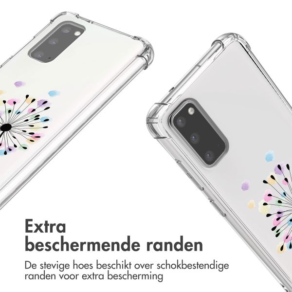 imoshion Design hoesje met koord Samsung Galaxy S20 - Sandstone Dandelion