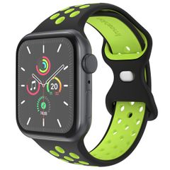 imoshion Sport⁺ bandje Apple Watch Series 1 t/m 10 / SE / Ultra (2) (44/45/46/49 mm) - Maat M/L - Black Volt