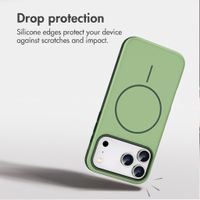 imoshion Colour Back Cover with Thin MagSafe Ring Apple iPhone 17 Pro Max - Dark Green
