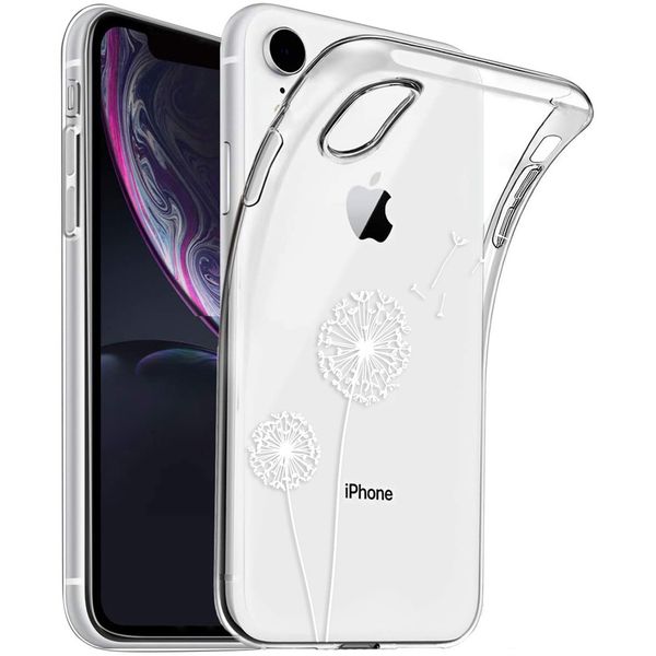 imoshion Design hoesje Apple iPhone Xr - Paardenbloem - Wit